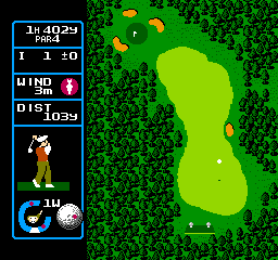 Jumbo Ozaki Hole in One Professional Golf screenshot 3 for Famicom
